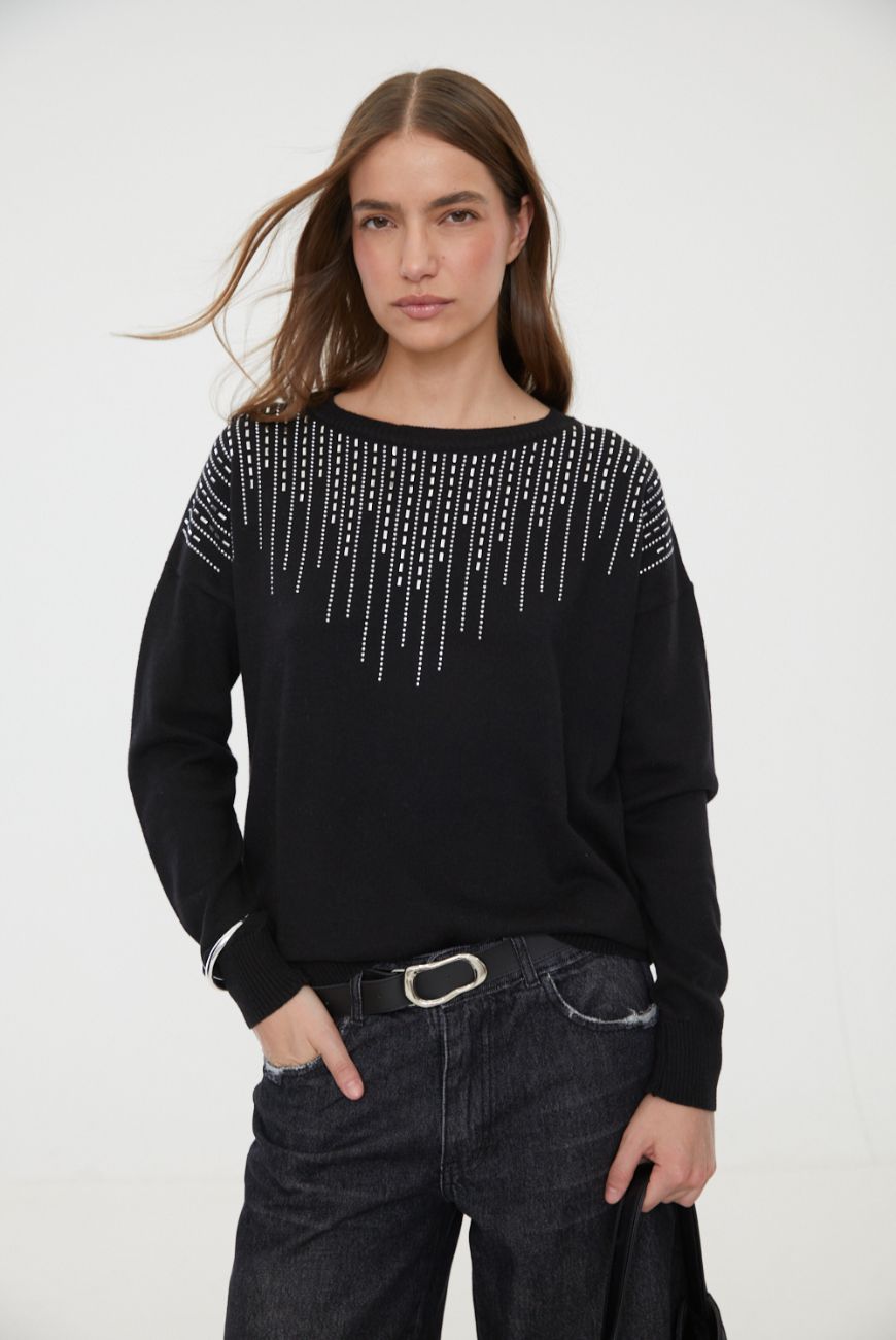 Sweater Milena Con Tachas