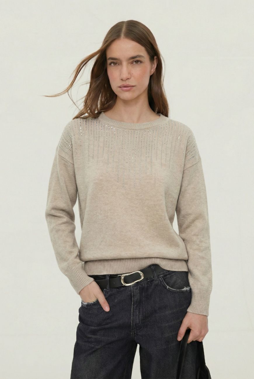 Sweater Milena Con Tachas