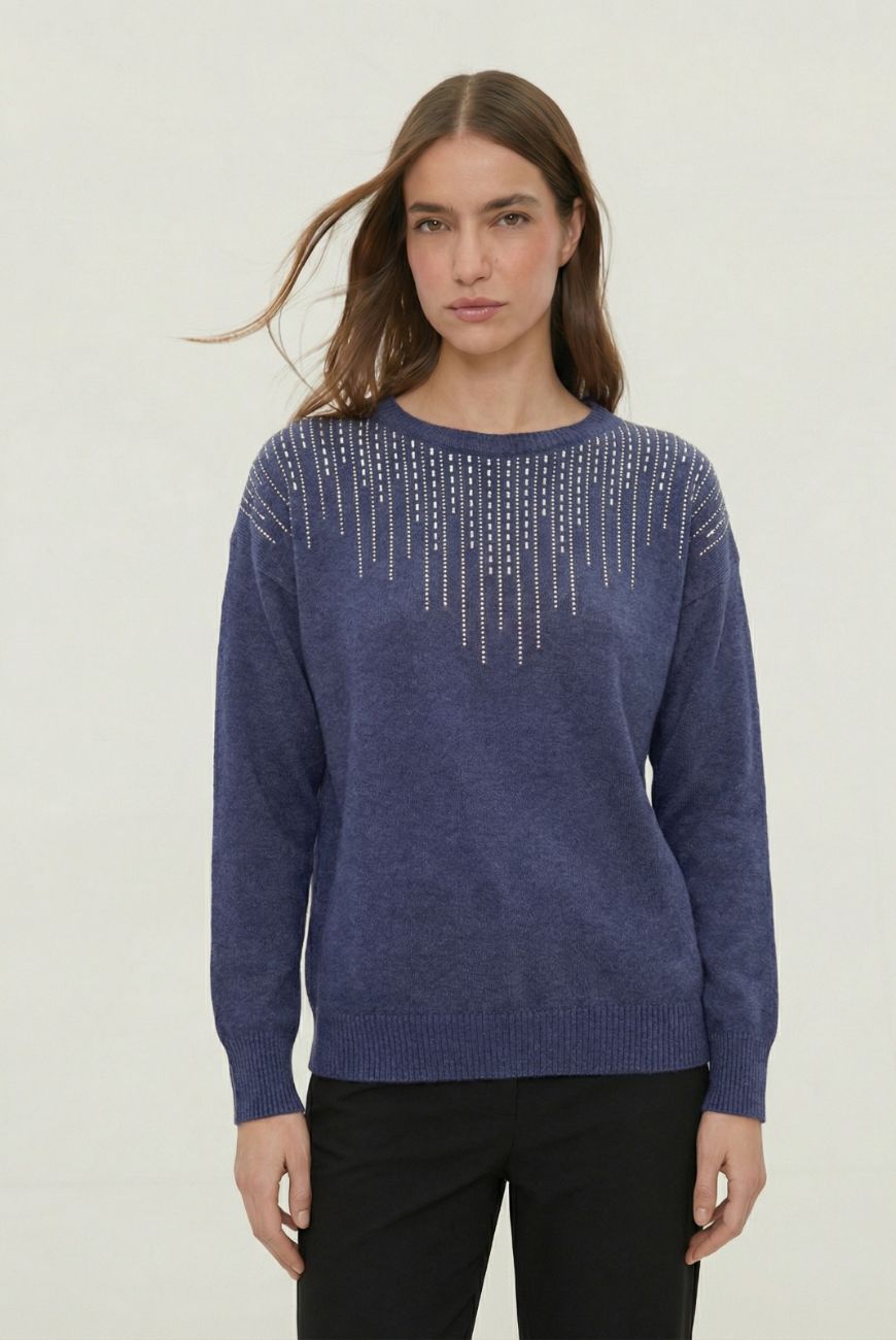 Sweater Milena Con Tachas