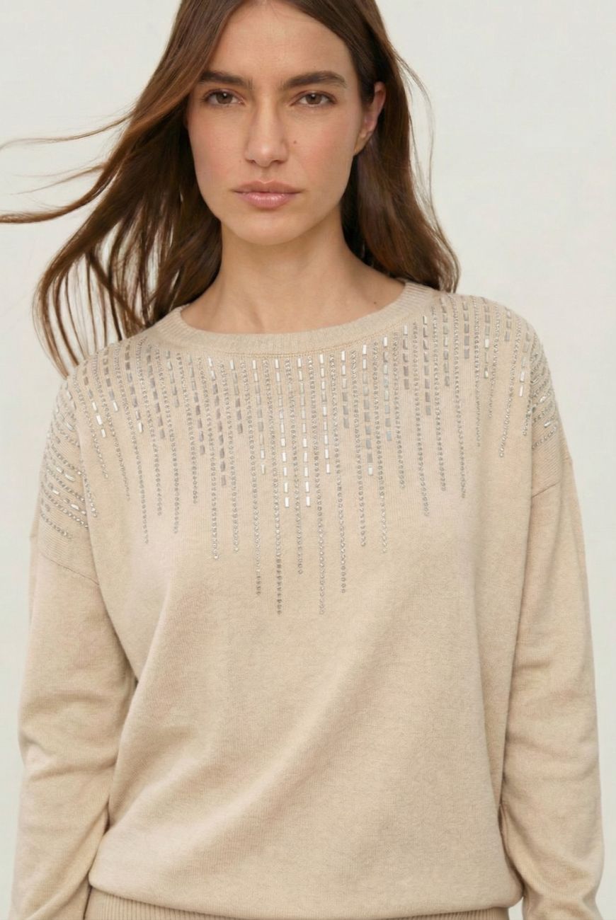 Sweater Milena Con Tachas