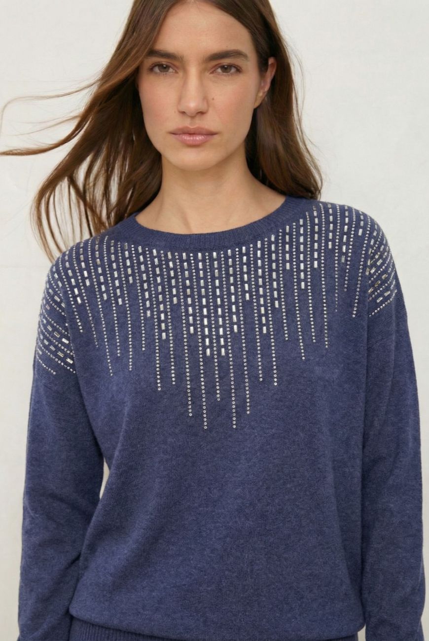 Sweater Milena Con Tachas