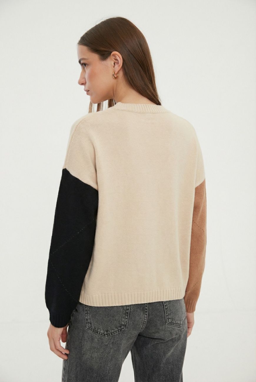 Sweater Rombo Cuello Redondo