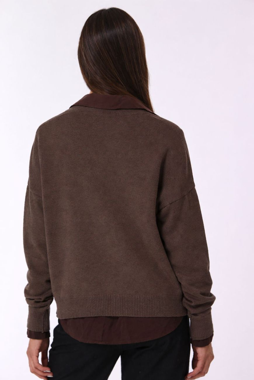 Saco Gloria Con Botones y Bolsillo