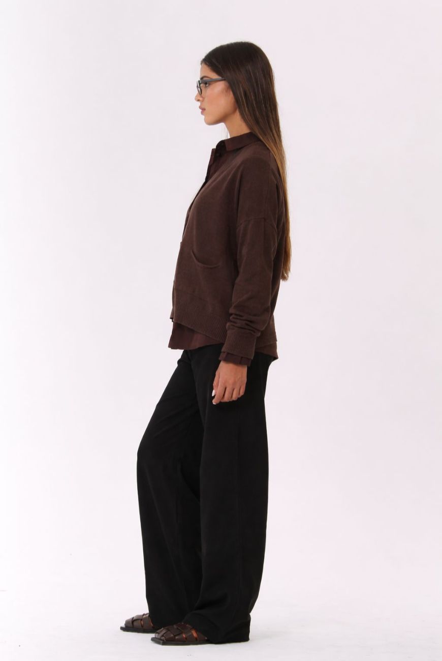 Saco Gloria Con Botones y Bolsillo