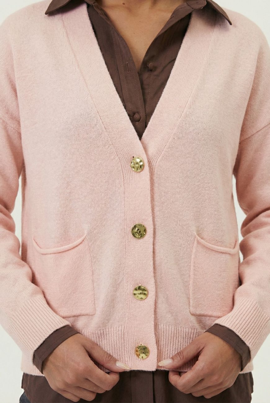 Saco Gloria Con Botones y Bolsillo