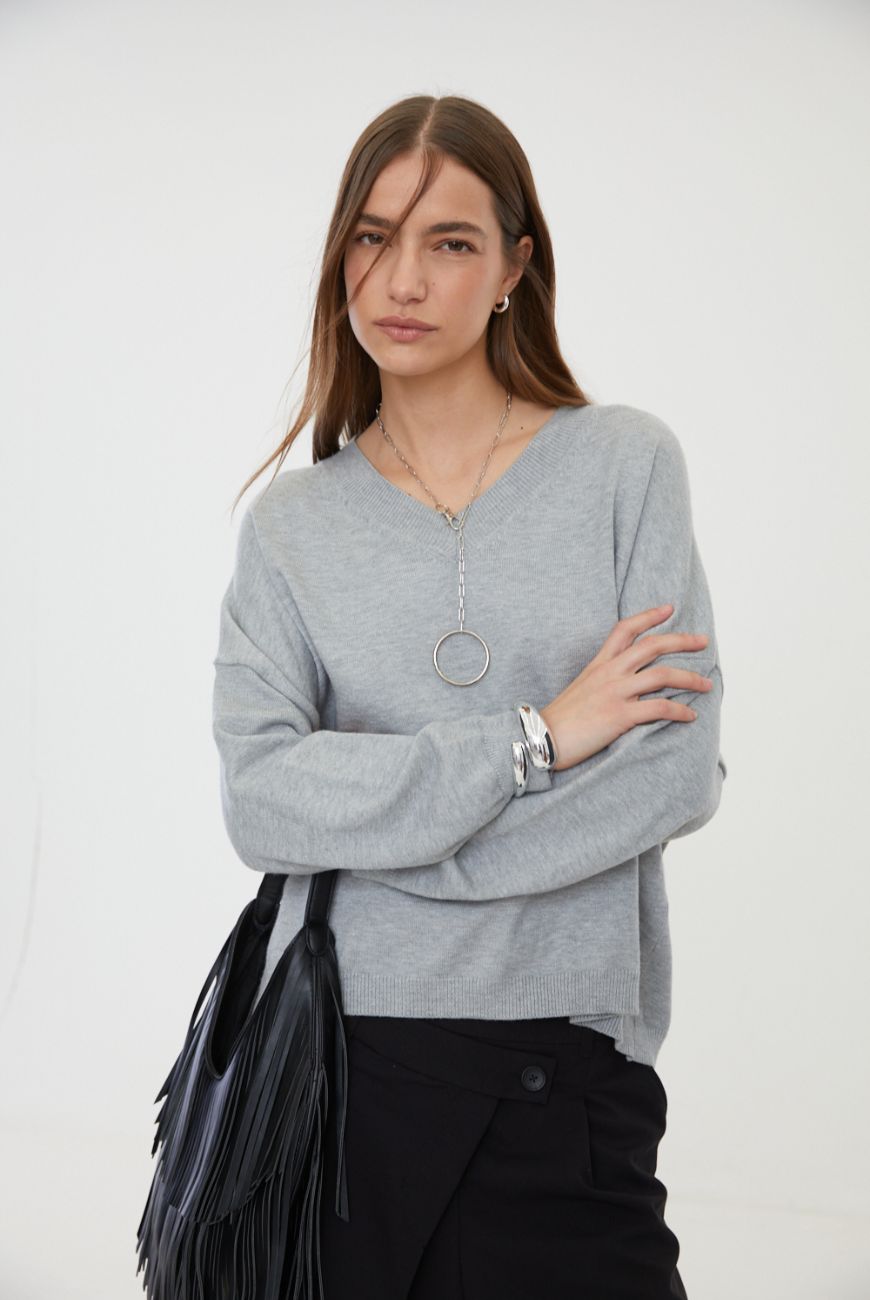 Sweater Macarena Escote En V