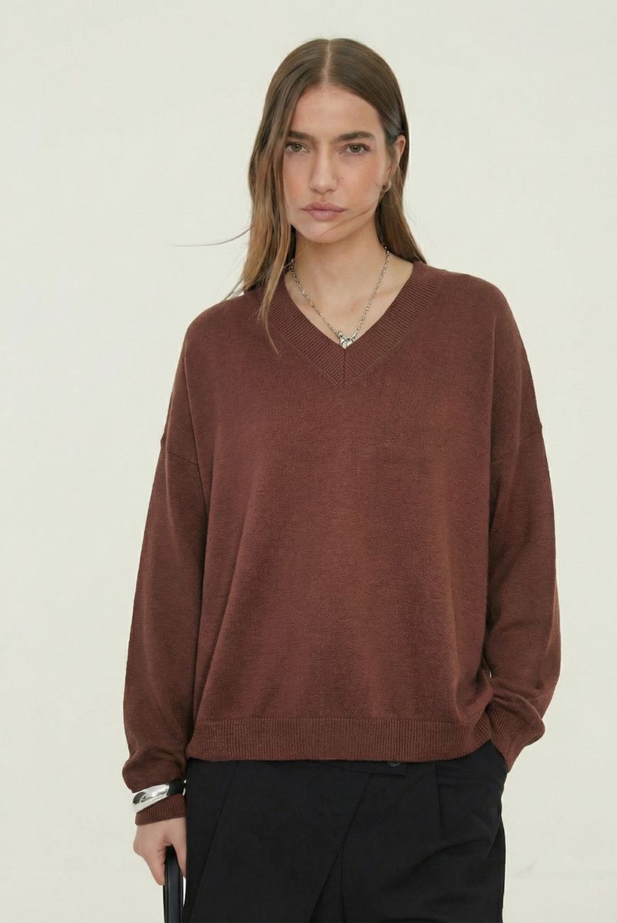 Sweater Macarena Escote En V