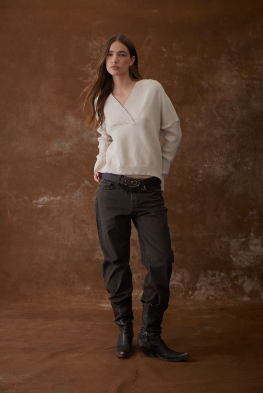 Sweater Escote V Profundo Amelia