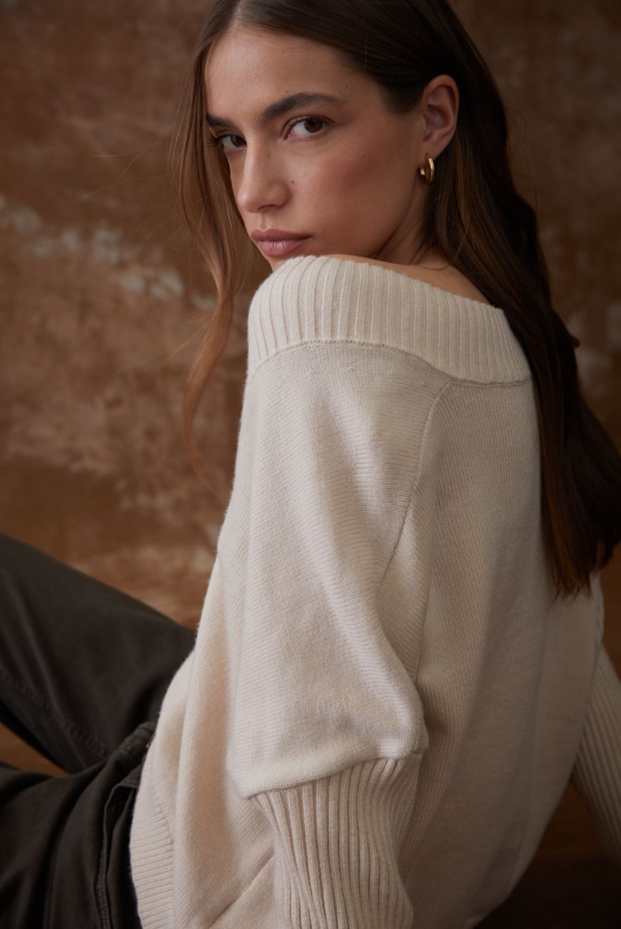 Sweater Escote V Profundo Amelia