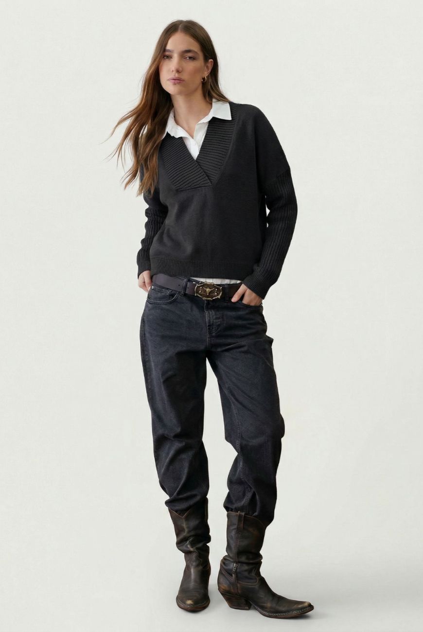 Sweater Escote V Profundo Amelia