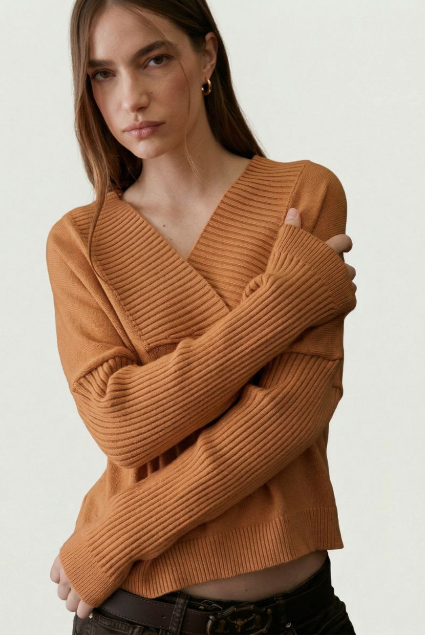 Sweater Escote V Profundo Amelia