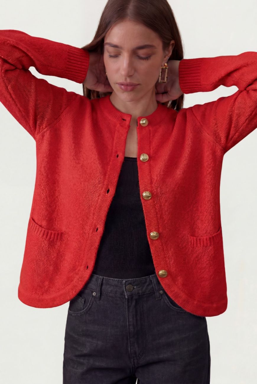 Saco Magnolia Con Botones