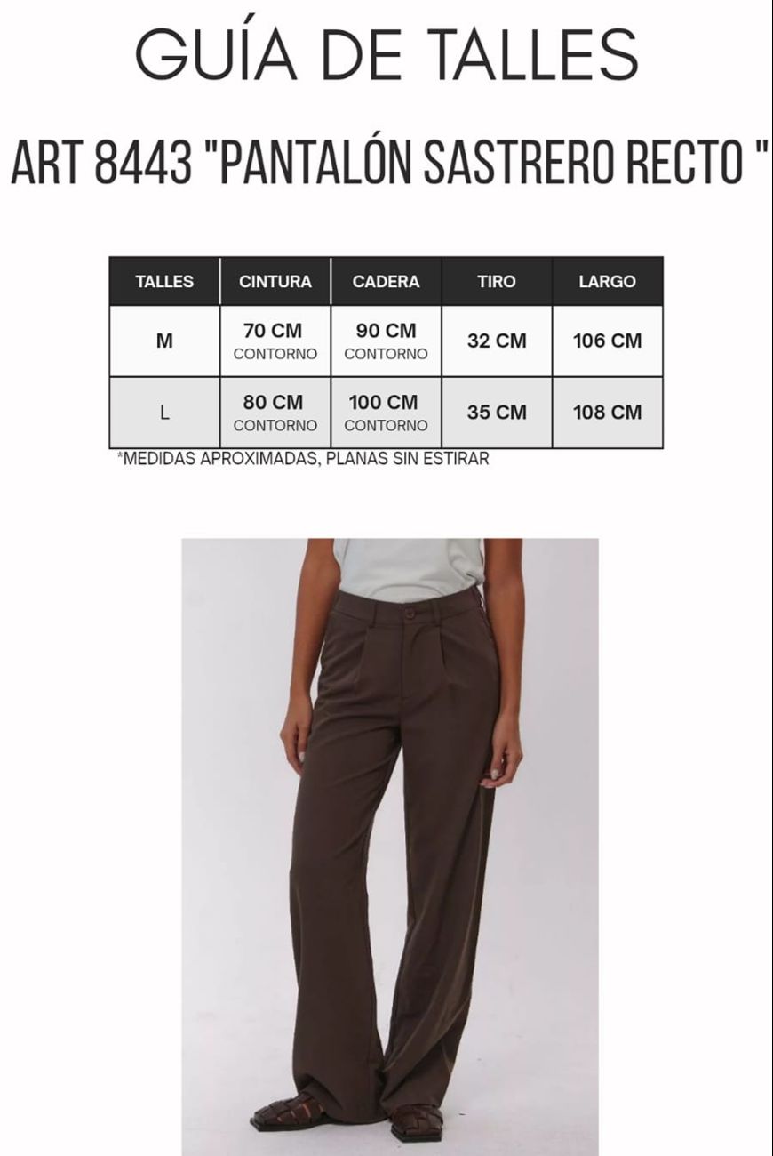 Pantalon Satrero Recto