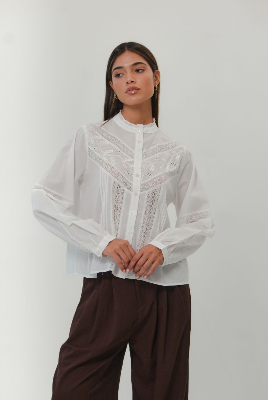Camisa Puntilla Victoria