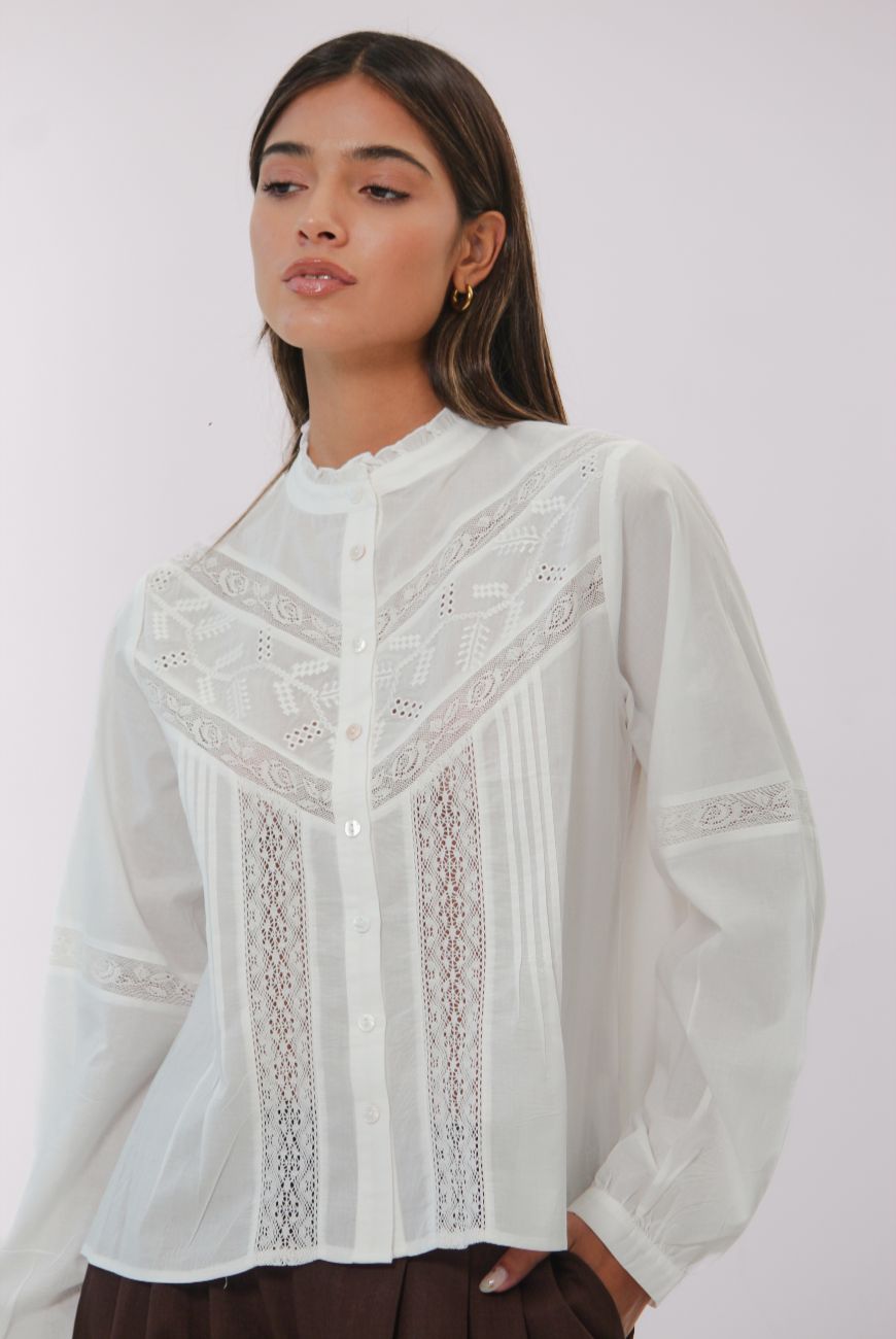 Camisa Puntilla Victoria