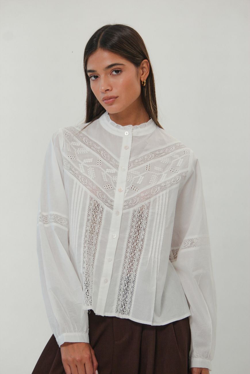 Camisa Puntilla Victoria