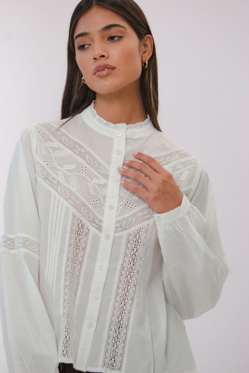 Camisa Puntilla Victoria