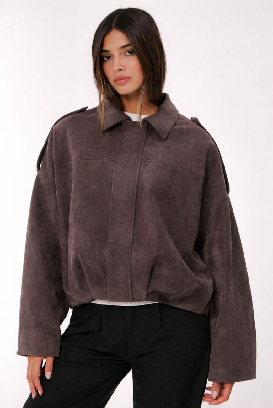 Campera Con Charretera Oversize Sasha