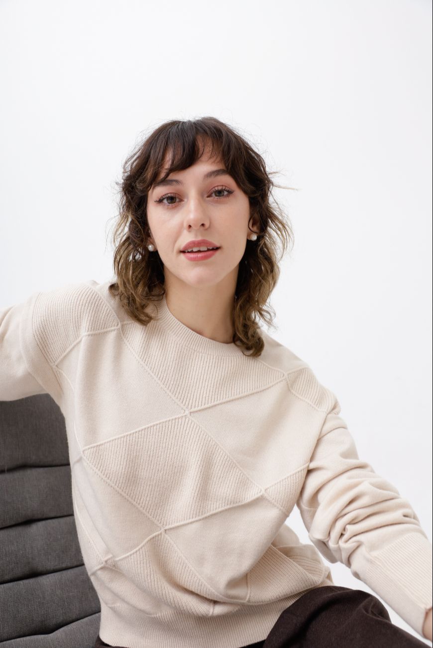 SWEATER NEFERTARI CON ROMBOS