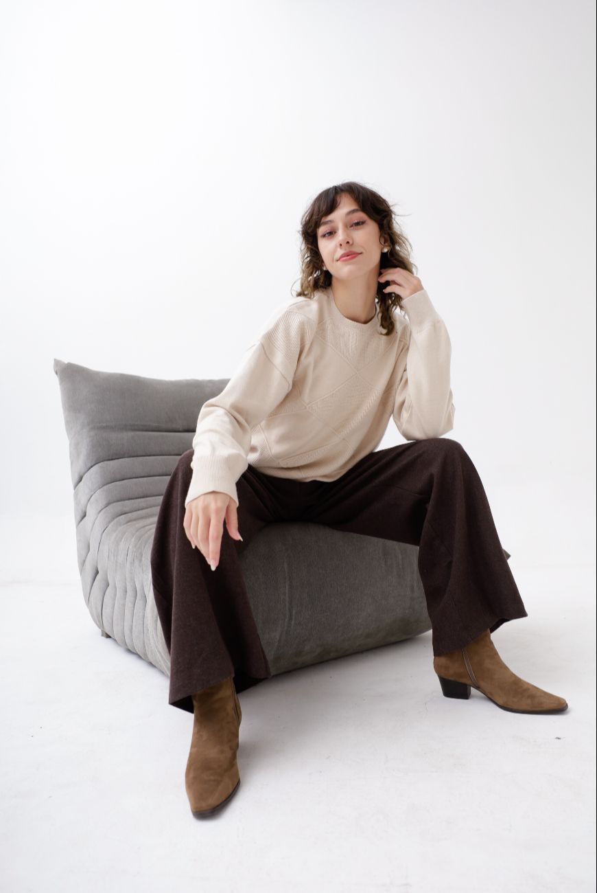 SWEATER NEFERTARI CON ROMBOS