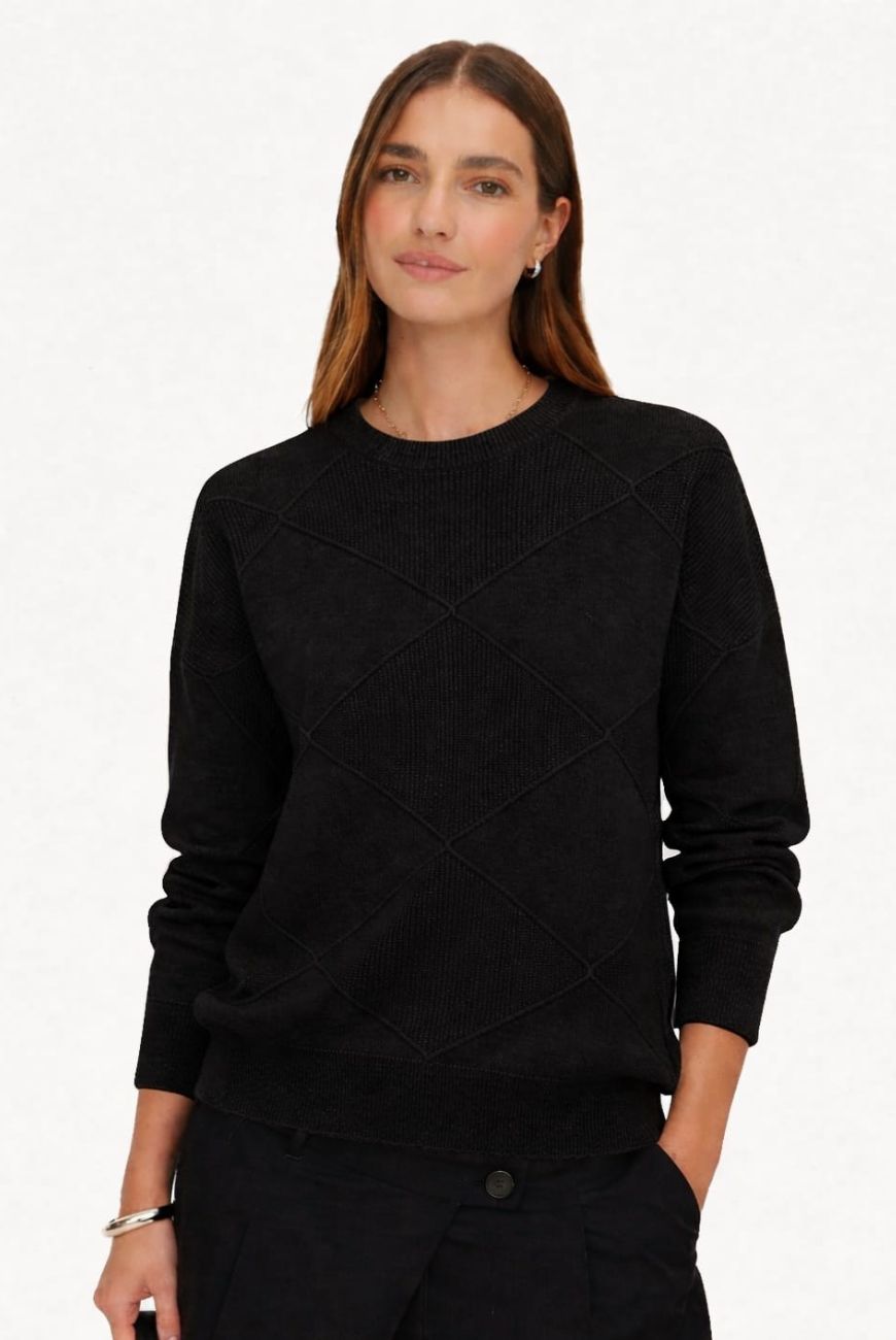 SWEATER NEFERTARI CON ROMBOS