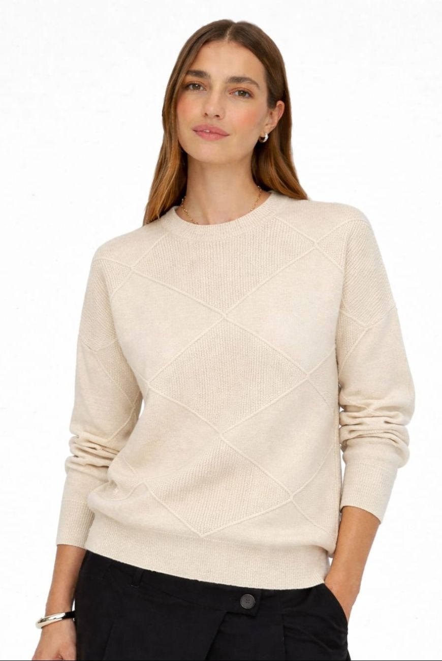 SWEATER NEFERTARI CON ROMBOS