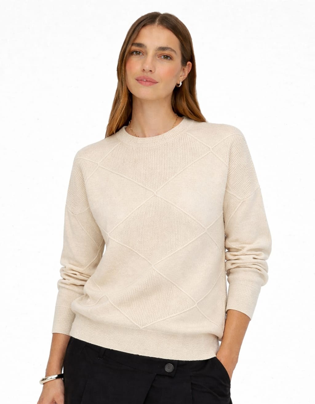 SWEATER NEFERTARI CON ROMBOS