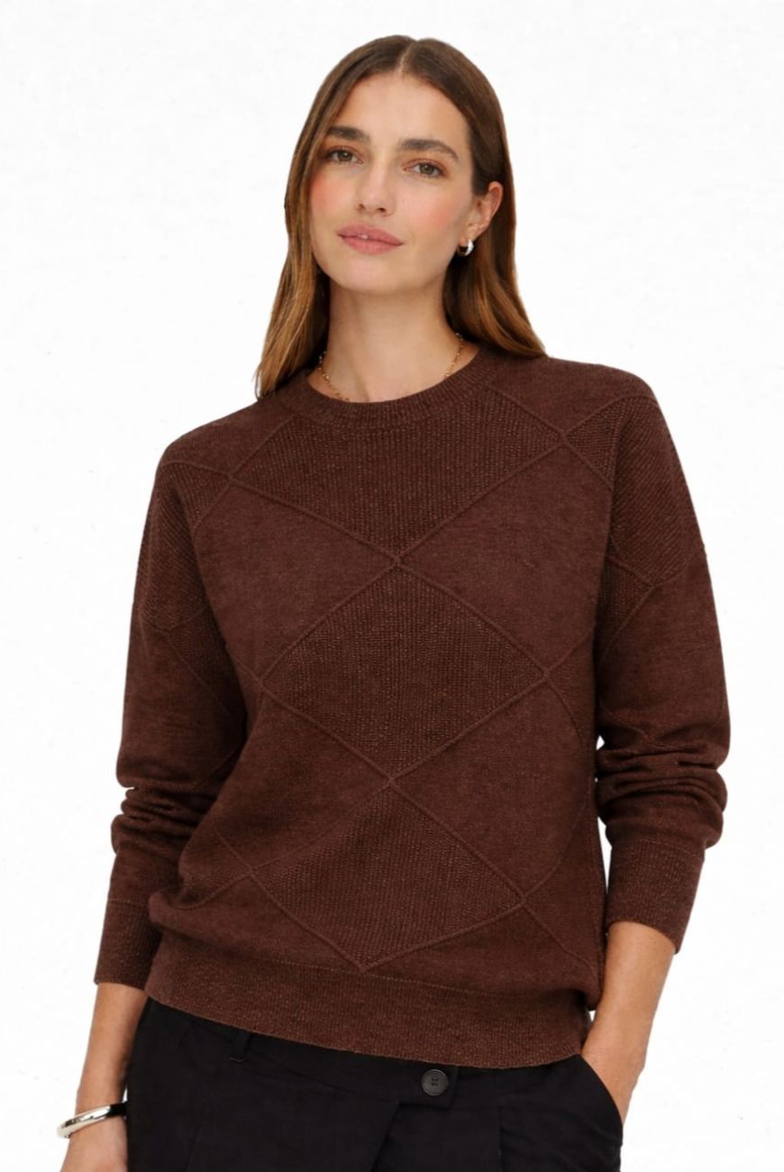 SWEATER NEFERTARI CON ROMBOS