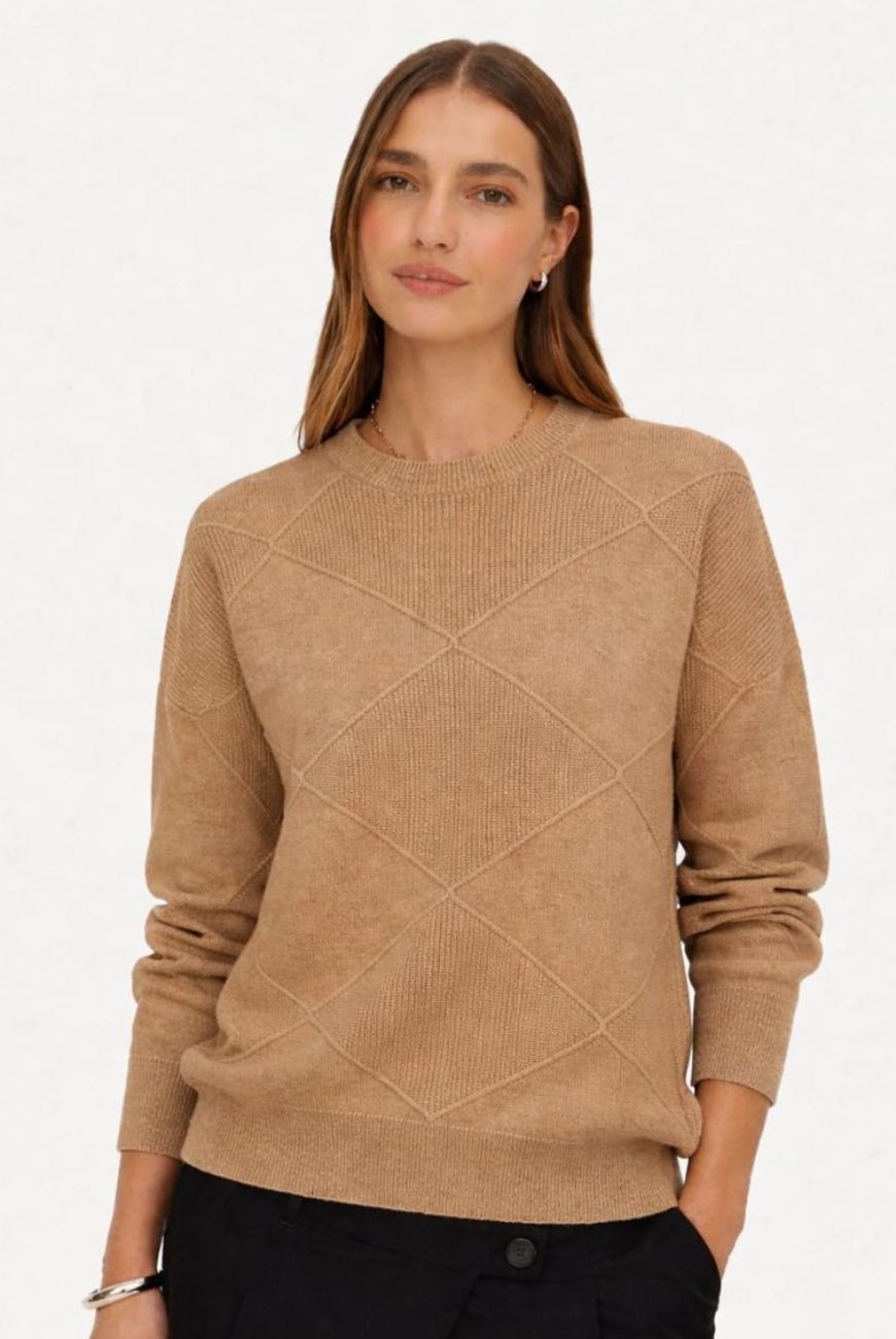 SWEATER NEFERTARI CON ROMBOS