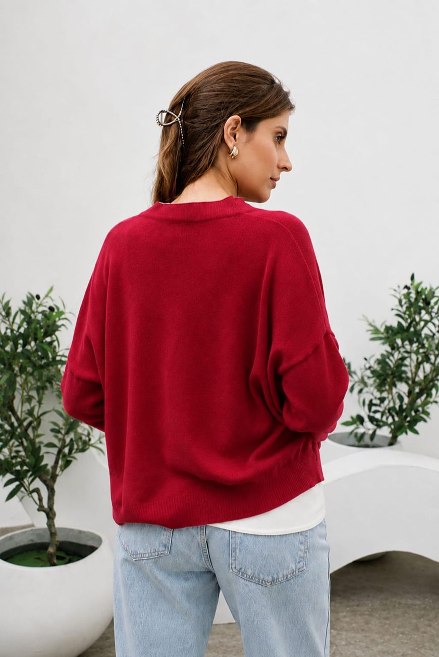 Saco Gloria Con Botones y Bolsillo