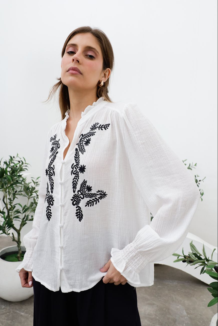 Camisa Bordada Nayra