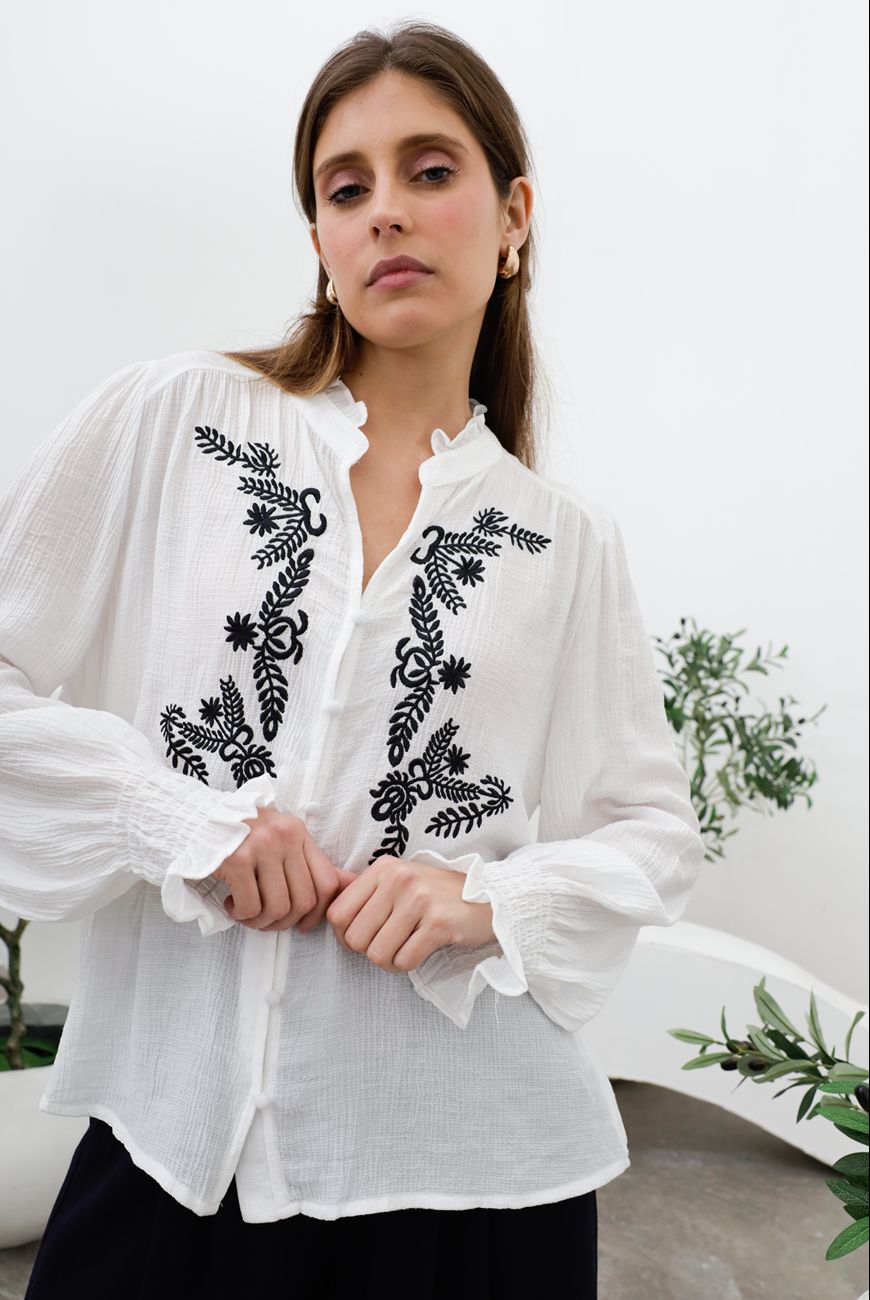 Camisa Bordada Nayra