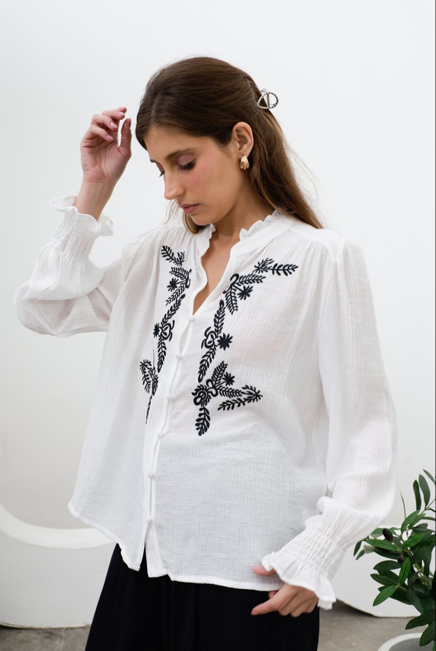 Camisa Bordada Nayra