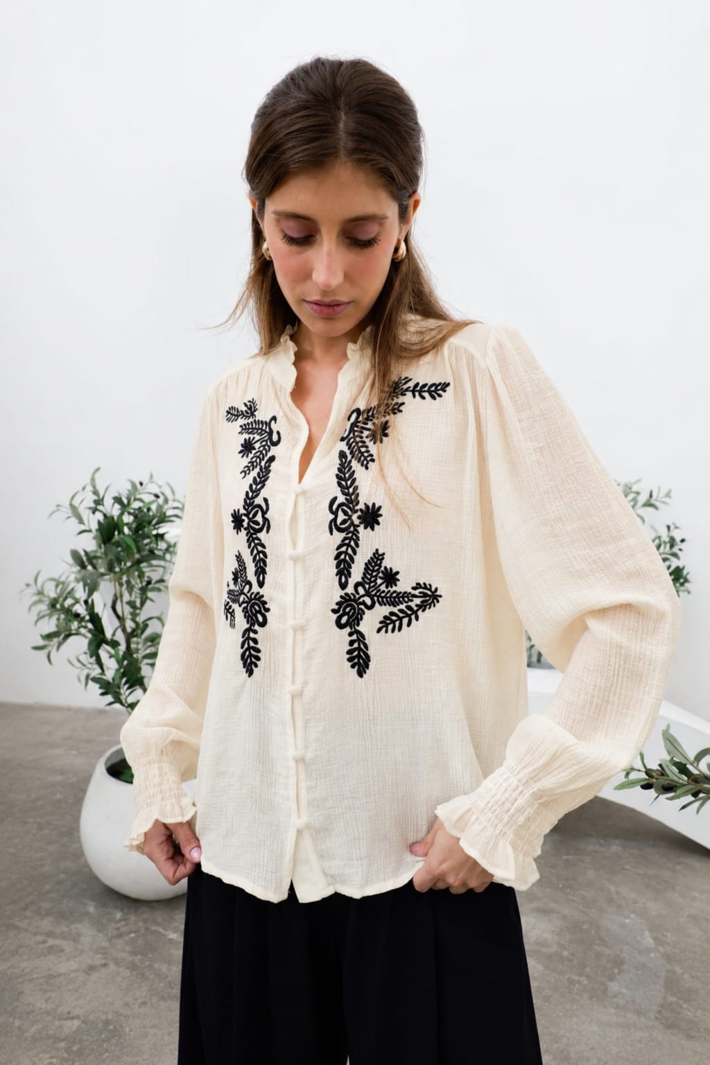 Camisa Bordada Nayra