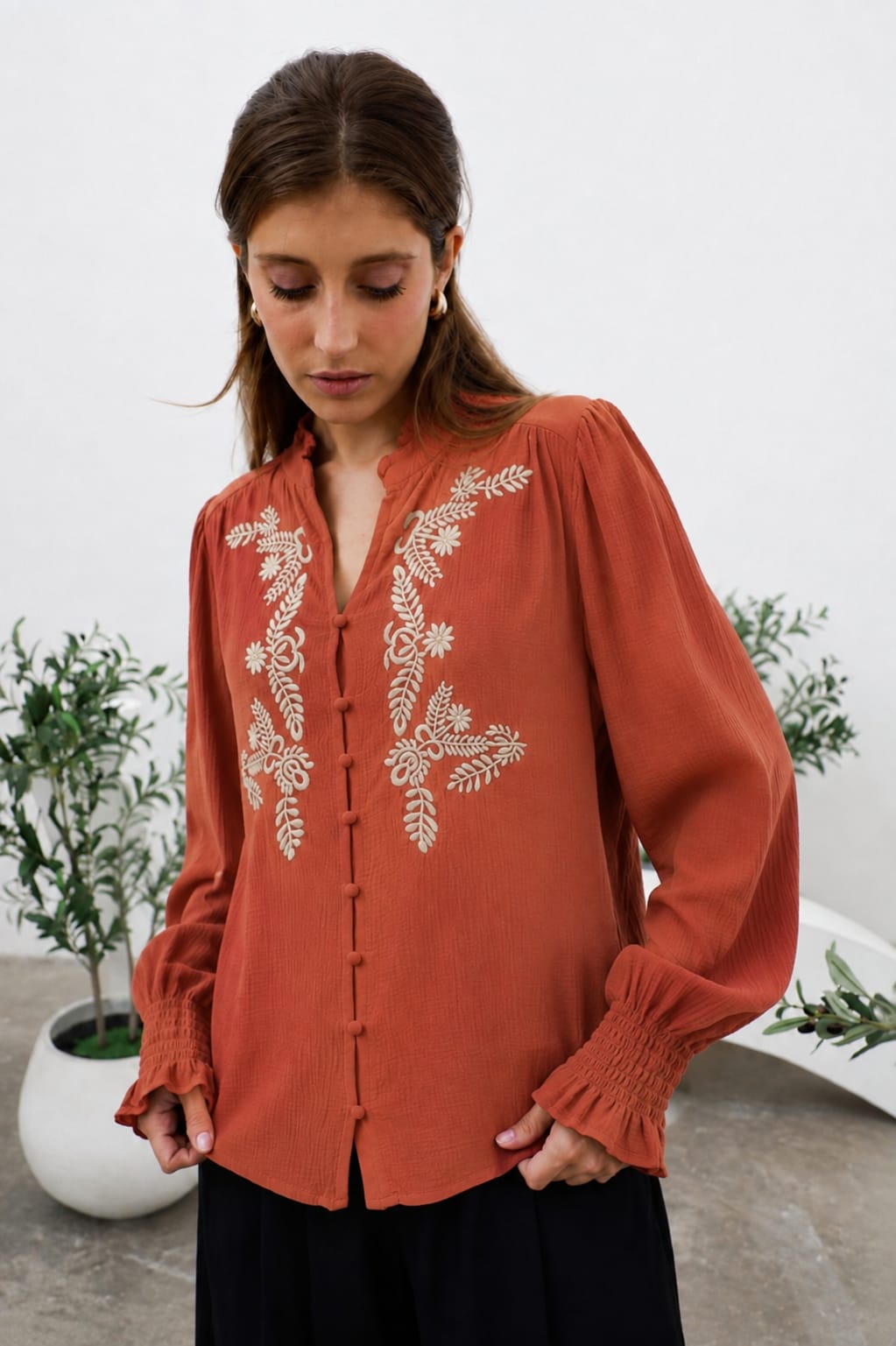 Camisa Bordada Nayra