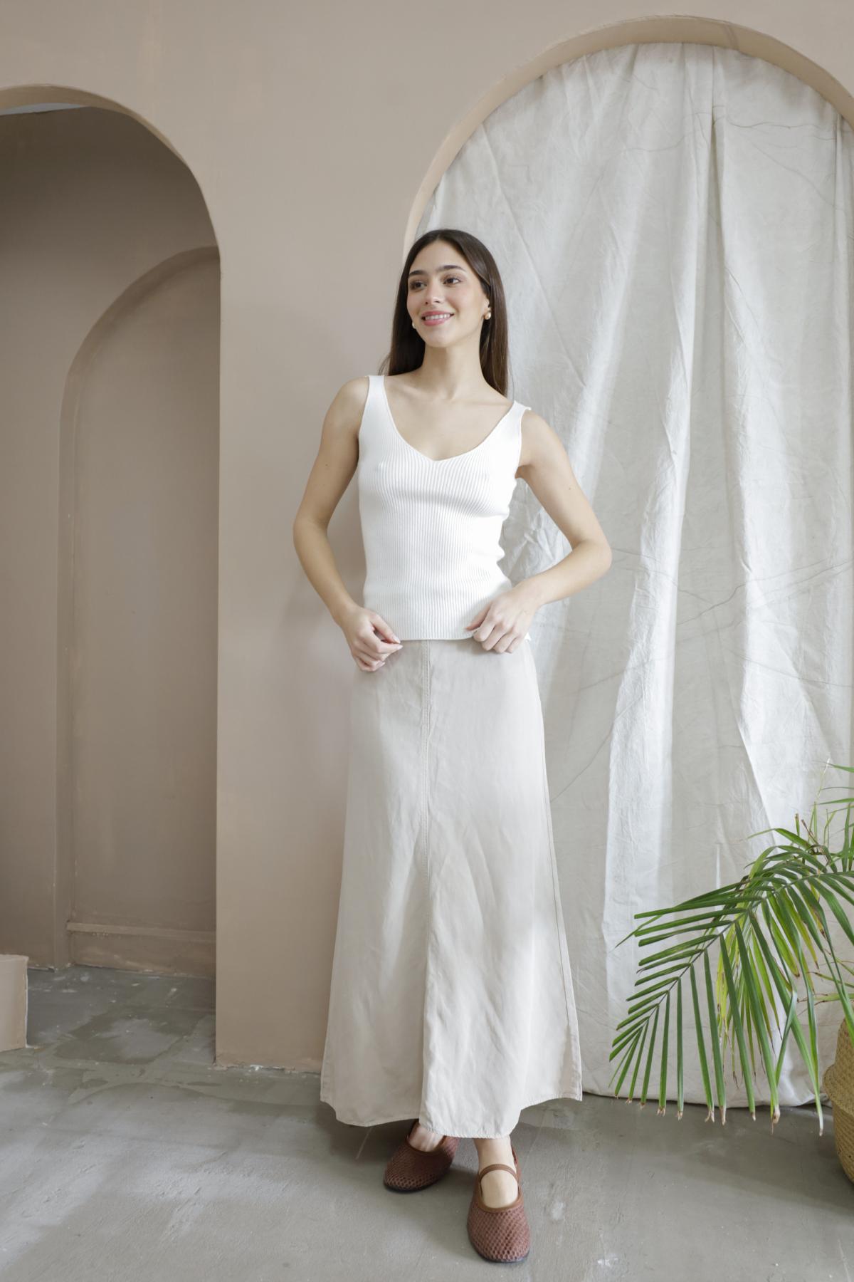 Musculosa Vanina En V