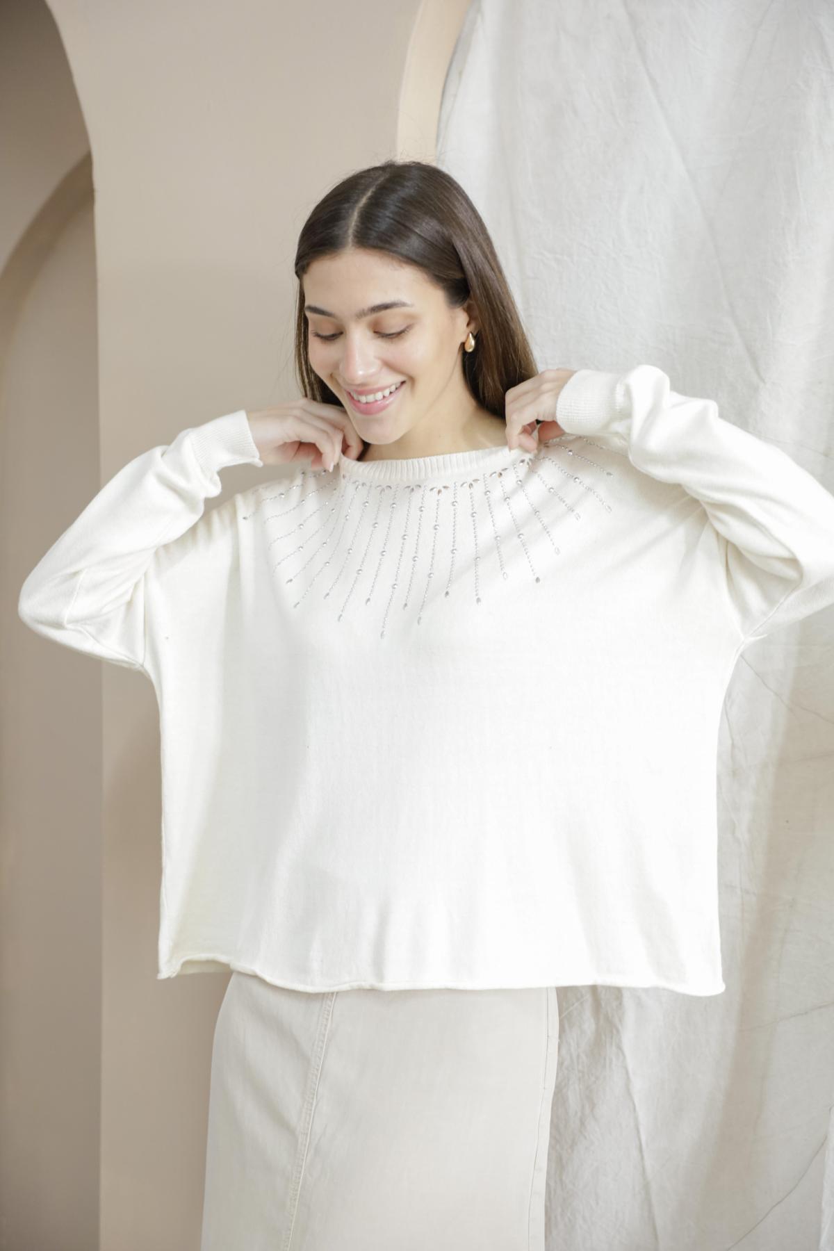 Sweater Melanie Con Tachas