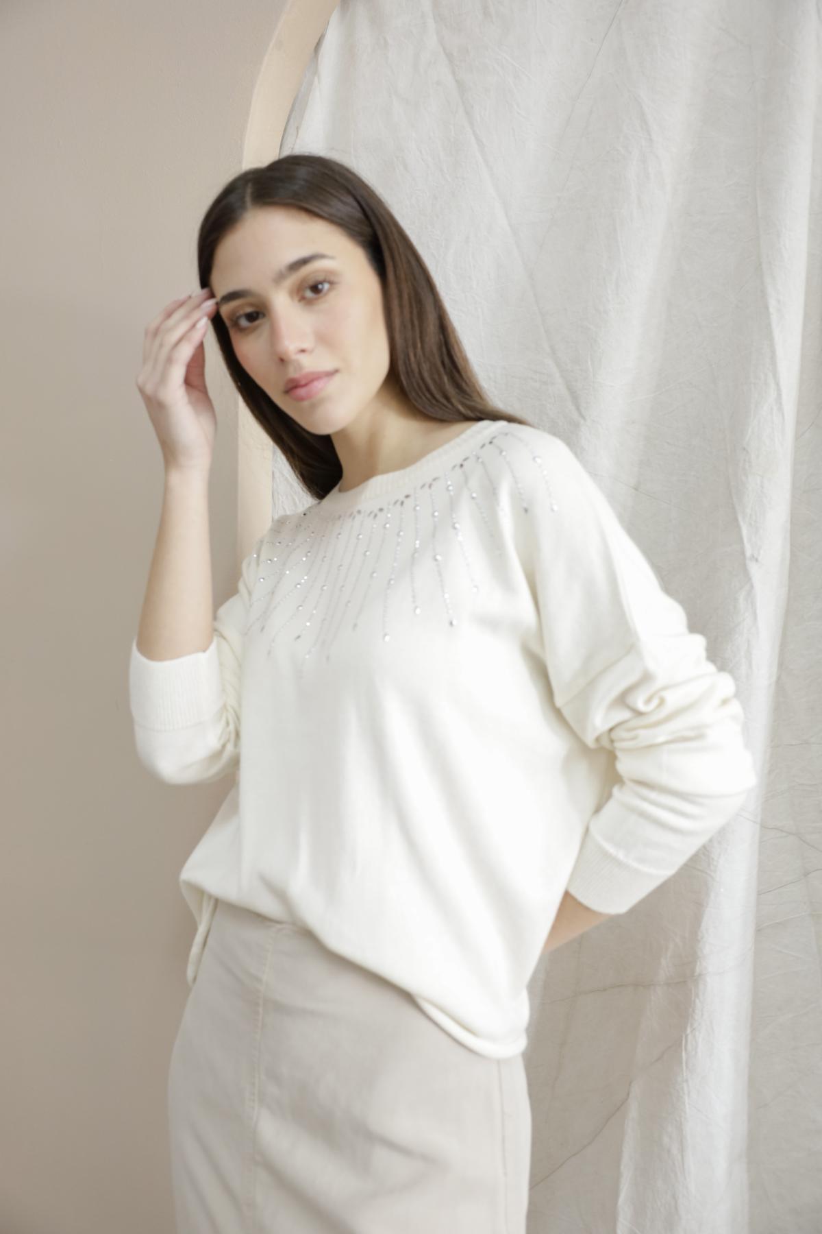 Sweater Melanie Con Tachas