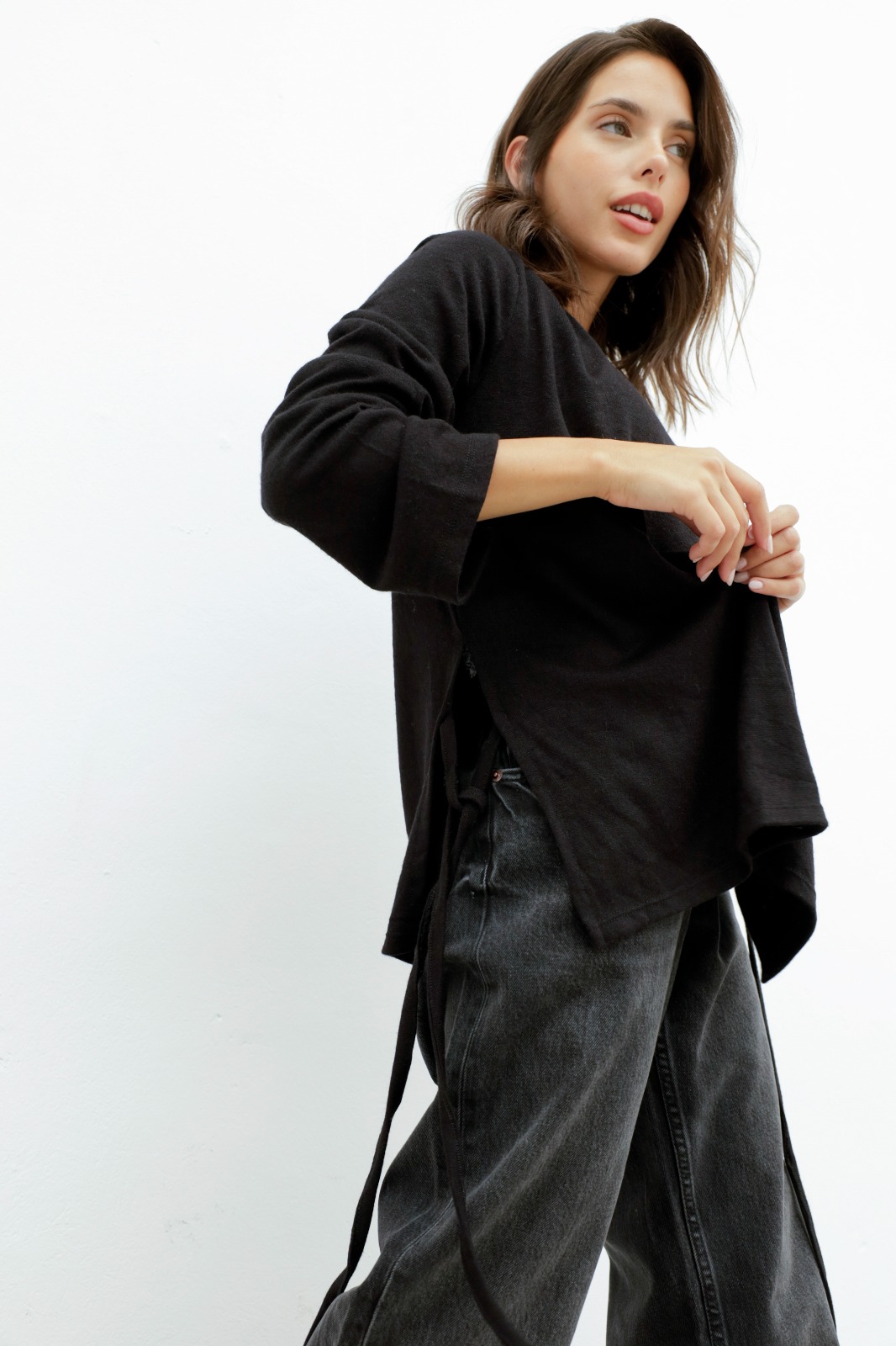 Cuello Redondo Jacky Con Tiras