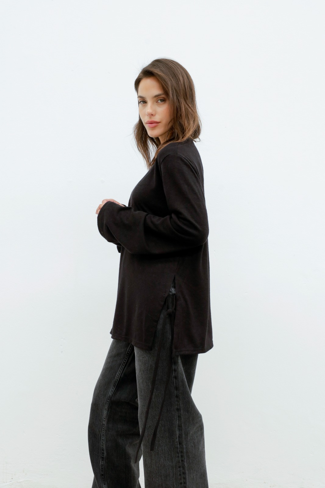 Cuello Redondo Jacky Con Tiras