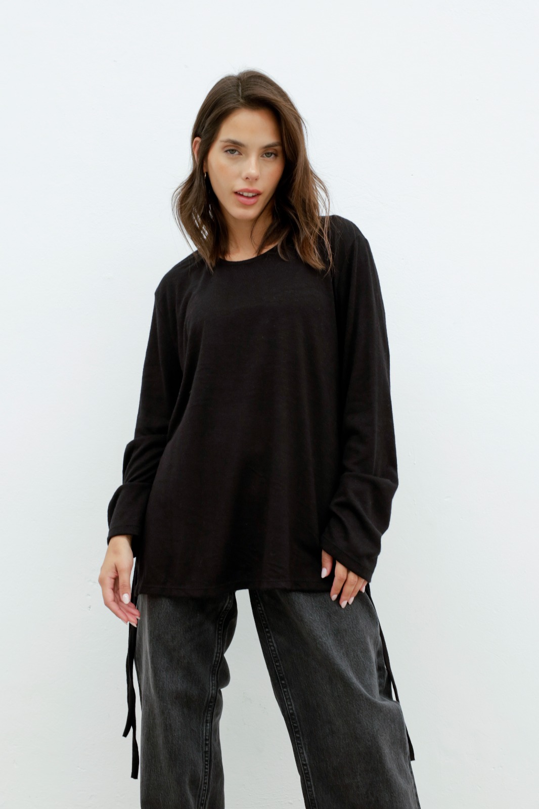 Cuello Redondo Jacky Con Tiras