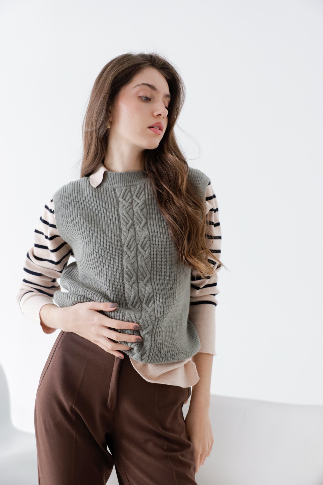 Chaleco Trenza Wanda