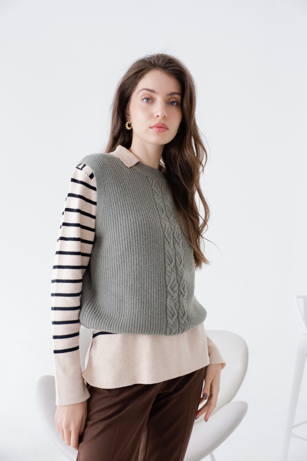 Chaleco Trenza Wanda