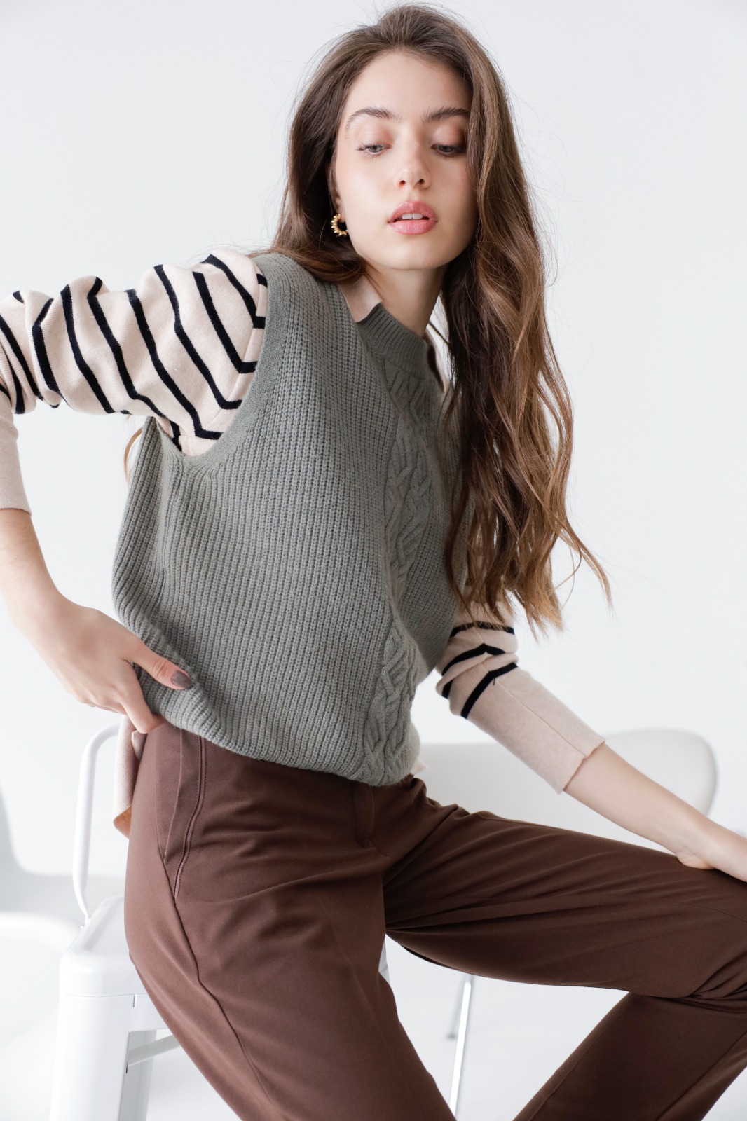 Chaleco Trenza Wanda