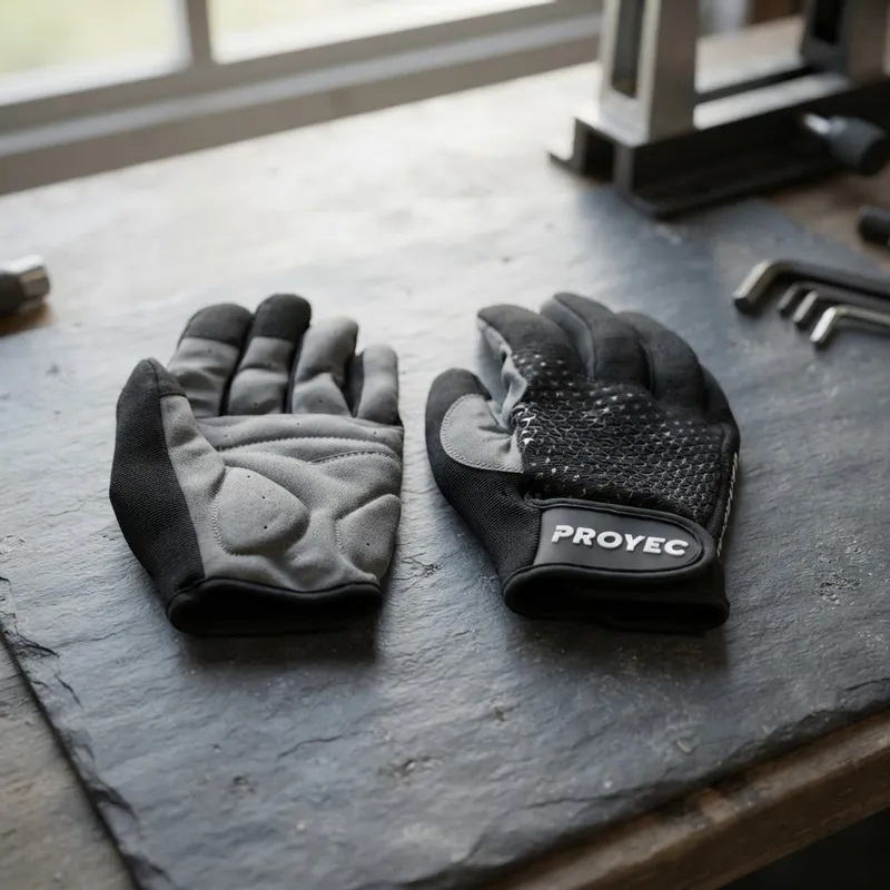 Guantes Ciclismo Cuero Gel Proyec