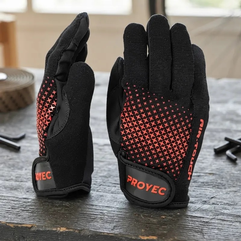 Guantes Ciclismo Cuero Gel Proyec