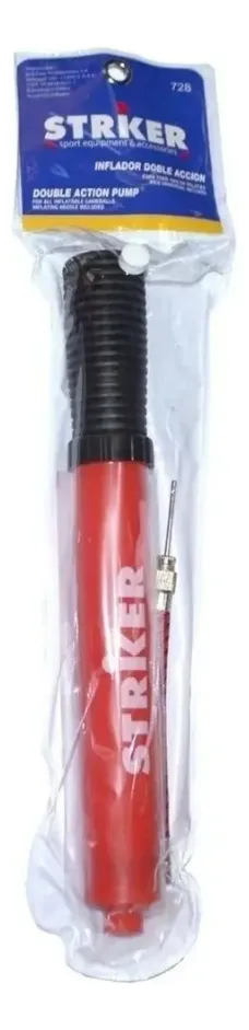 Inflador Pelotas Striker Doble Accion
