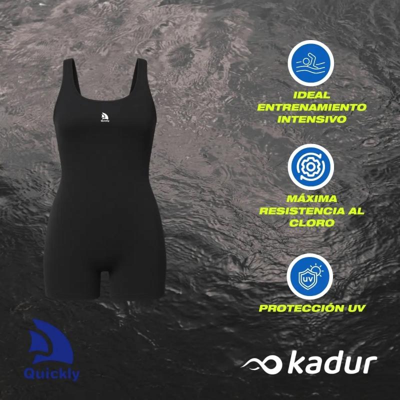 Malla Natacion Entera Con Pierna Quickly