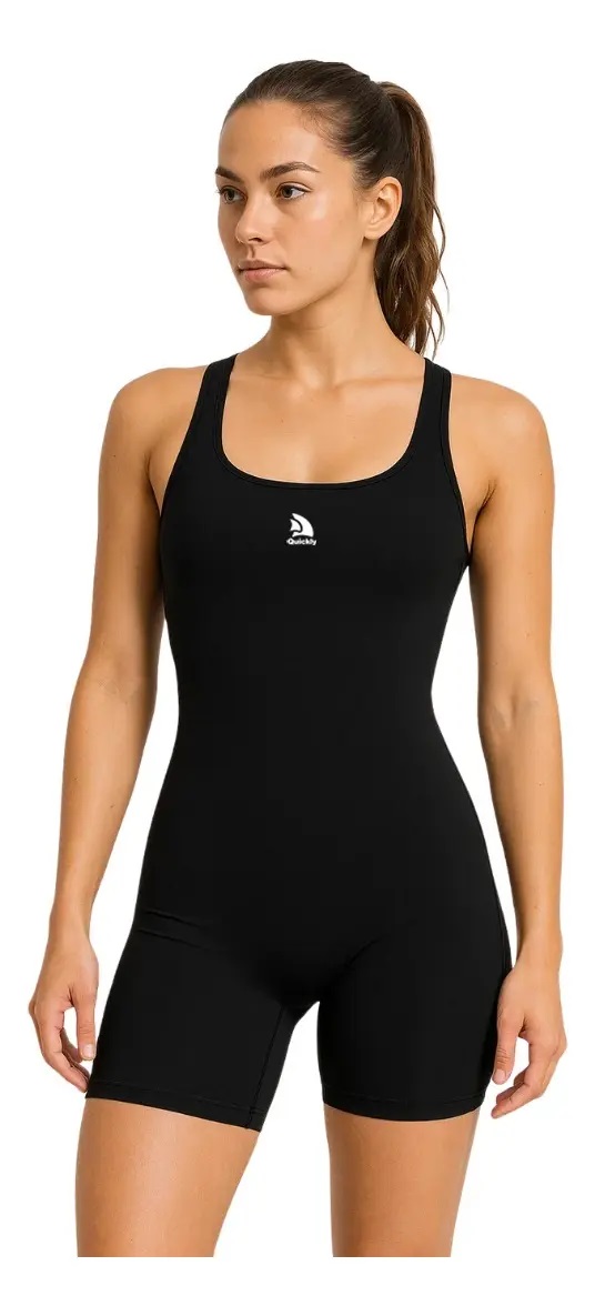 Malla Natacion Entera Con Pierna Quickly
