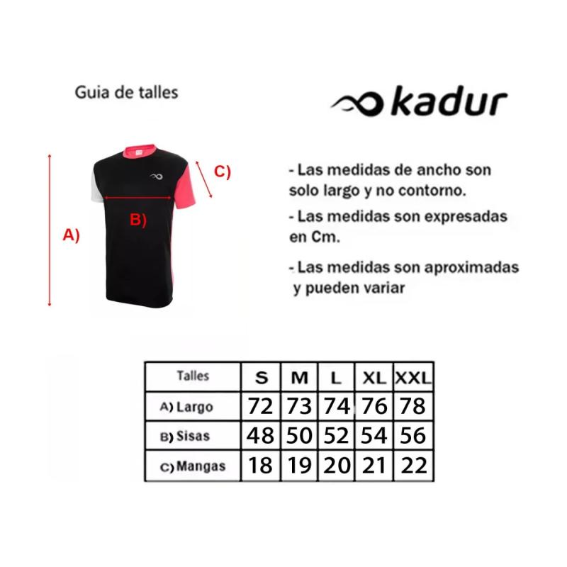 Remera Deportiva Hombre Combinada Kadur